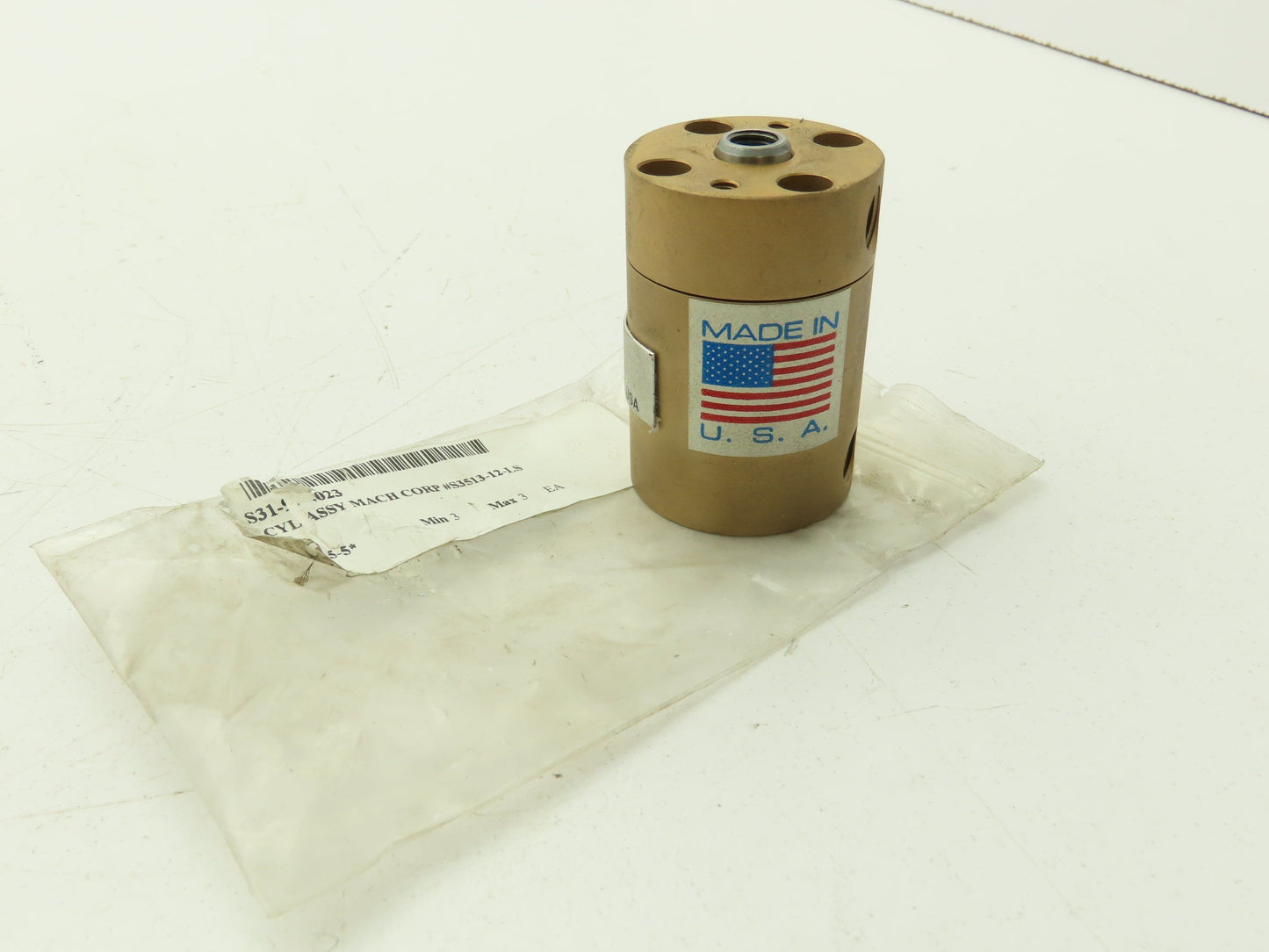 Mack S3513-12-LS Hi Energy Hydraulic Miniature Short Stroke Cylinder 12mm Stroke