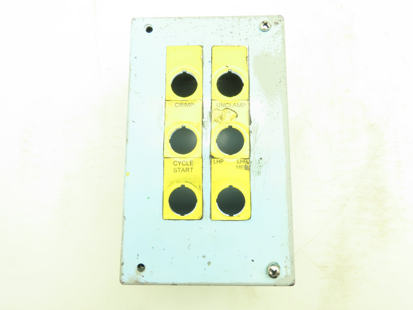 Hammond MPB6 Pushbutton 6 Hole Enclosure Nema 12-13 Type 12 8.5"H 5"W 4.25"D