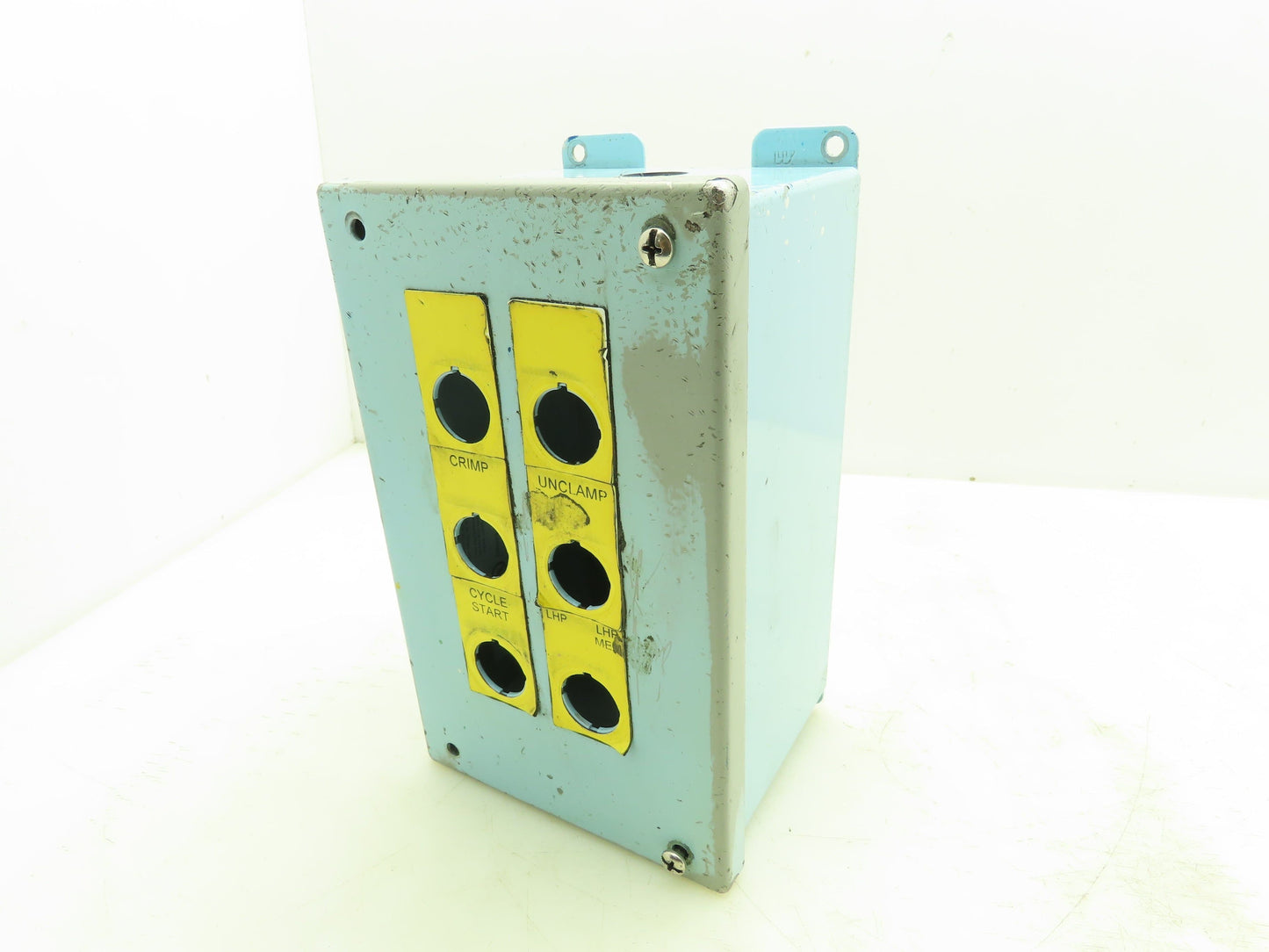 Hammond MPB6 Pushbutton 6 Hole Enclosure Nema 12-13 Type 12 8.5"H 5"W 4.25"D