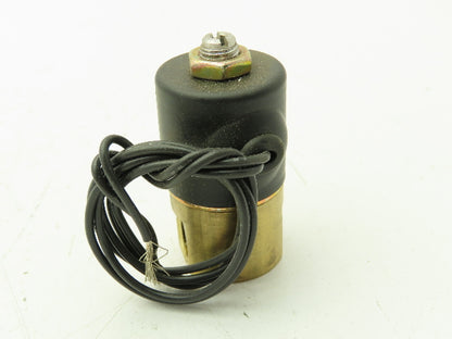 Mack 530032 Solenoid Valve 3 Way Brass Cylinder 1/8" NPT 120V Coil
