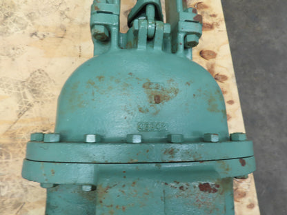 Crane 10" Cast Iron Gate Valve 125S 200 WOG 12-Bolt Flange 20" Handwheel