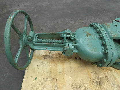 Crane 10" Cast Iron Gate Valve 125S 200 WOG 12-Bolt Flange 20" Handwheel