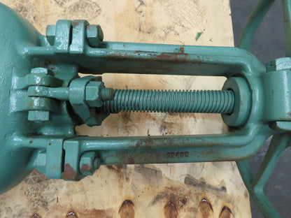 Crane 10" Cast Iron Gate Valve 125S 200 WOG 12-Bolt Flange 20" Handwheel