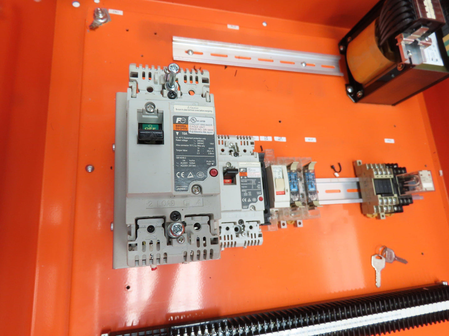 Electrical Enclosure Cabinet 10A Disconnect Switch w/Backplate 600x240x88mm