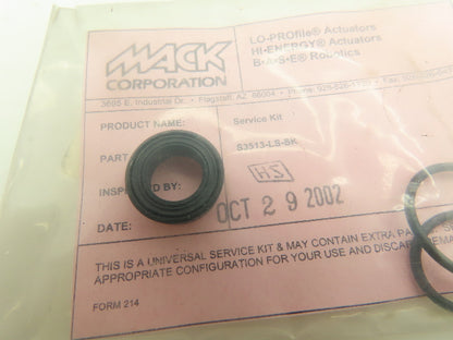 Mack S3513LSSK Cylinder Rod Seal Kit Lot of 3