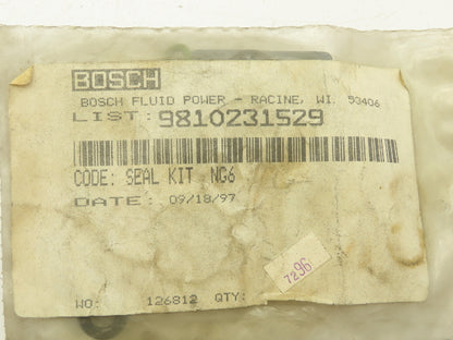 Bosch 9810231529 Rexroth Seal Kit