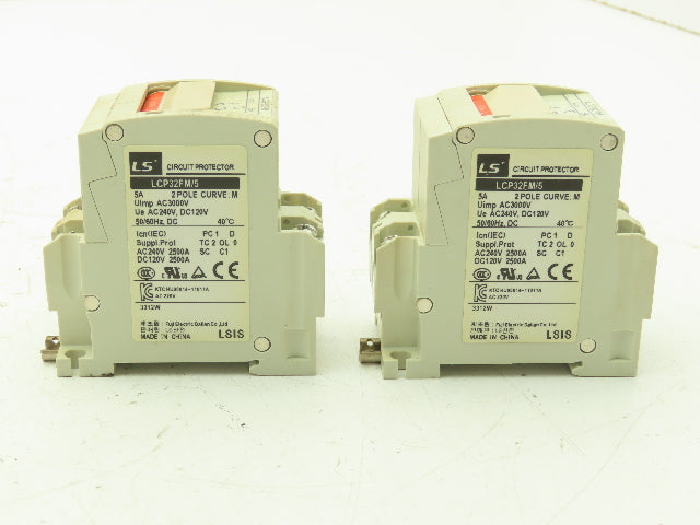 LS LCP32FM Circuit Breaker AC 240V DC 120A 50/60Hz Lot of 2