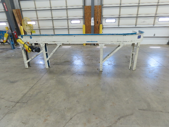 New London Engineering 7.5"x 14' PlastiTrak Plastic Chain Conveyor 90 Deg 20FPM