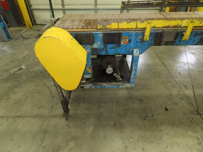 7.5"x 21' Side x Side Plastic Roller Belt Accumulating Conveyor 460V 3PH