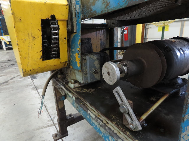 7.5"x 21' Side x Side Plastic Roller Belt Accumulating Conveyor 460V 3PH