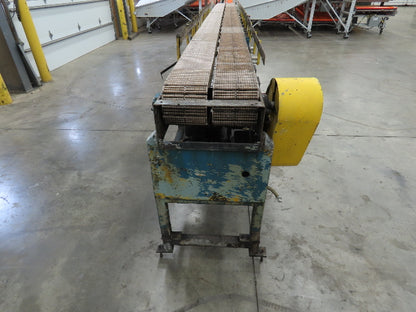 7.5"x 21' Side x Side Plastic Roller Belt Accumulating Conveyor 460V 3PH