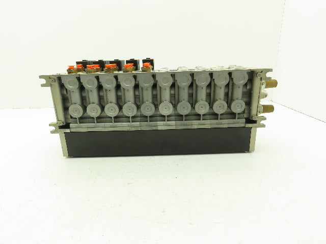 SMC NVV5FS301T-101 NVFS33005FZ Manifold Multi Port Has 5 Solenoid Valves