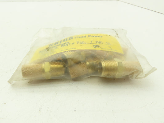 Parker Kriha P38 Pneumatic Exhaust Muffler Filter 3/8" NPT  Lot of 9