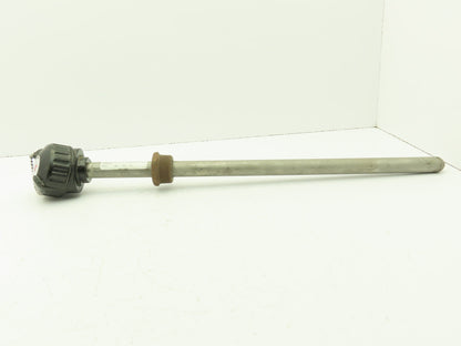Cleveland Electric BMA-K-08 Base Metal Pipe Thermocouple 3/4" NPT Type K 24"