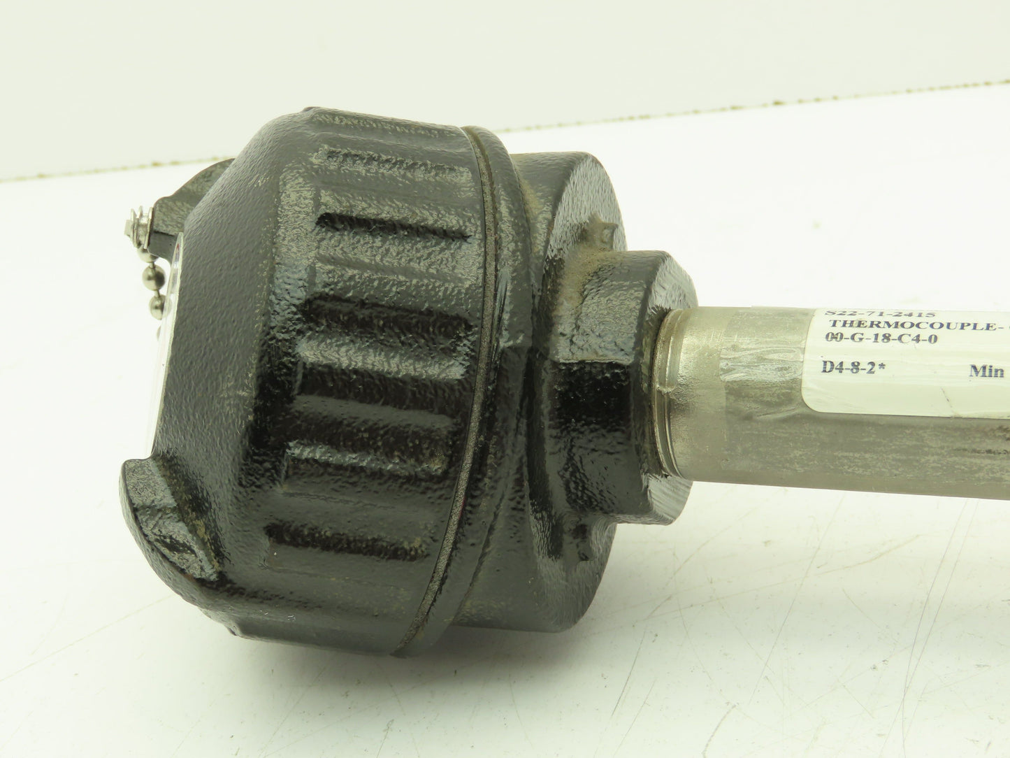 Cleveland Electric BMA-K-08 Base Metal Pipe Thermocouple 3/4" NPT Type K 24"