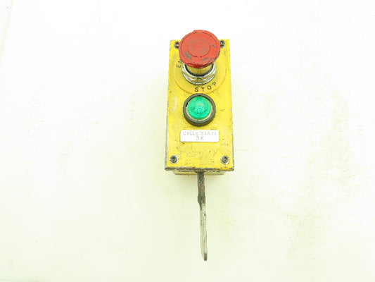 Pushbutton Control Station 6" H 2.5"W 3"D  With E-Stop And Limit Switch