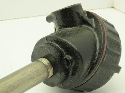 Cleveland Electric BMA-K-08 Base Metal Pipe Thermocouple 1/2" NPT Type K 24"