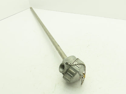 FCX K8C-41-50-36-31L Base Metal Tube Thermocouple 1/2" NPT Type K 36" Probe