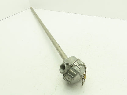 FCX K8C-41-50-36-31L Base Metal Tube Thermocouple 1/2" NPT Type K 36" Probe