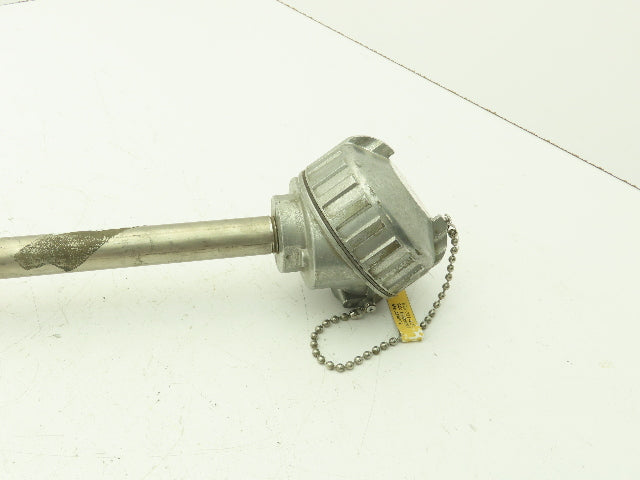 FCX K8C-41-50-36-31L Base Metal Tube Thermocouple 1/2" NPT Type K 36" Probe