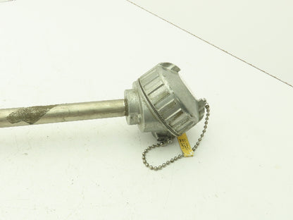 FCX K8C-41-50-36-31L Base Metal Tube Thermocouple 1/2" NPT Type K 36" Probe