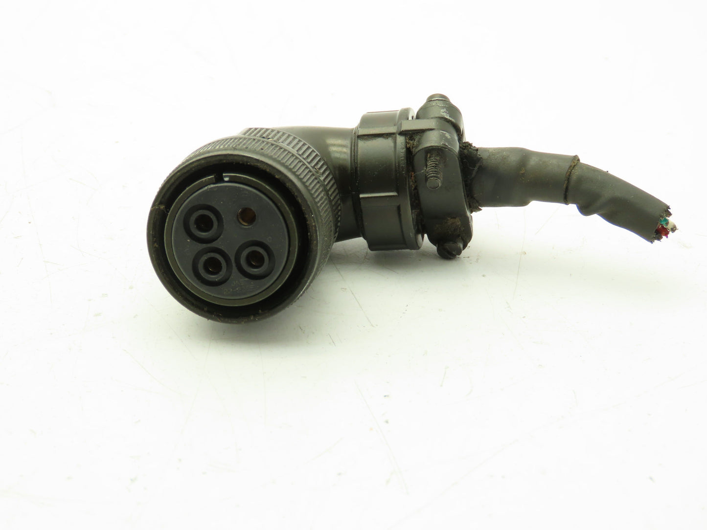JAE 22-22SE Fanuc Servo Motor Plug 4 Pin Connector Assembly Right Angle