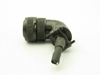 JAE 22-22SE Fanuc Servo Motor Plug 4 Pin Connector Assembly Right Angle