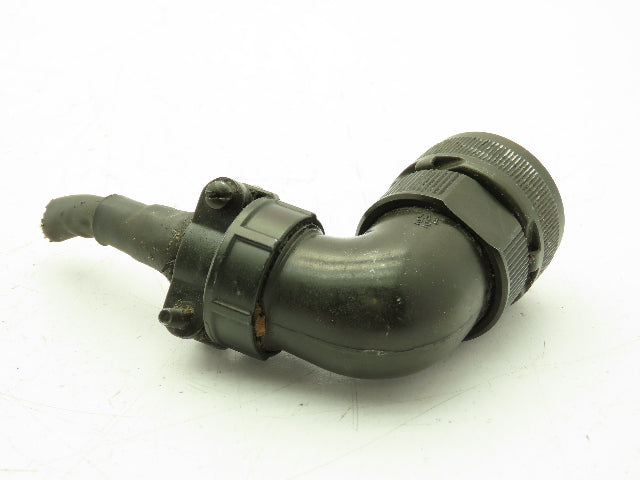 JAE 22-22SE Fanuc Servo Motor Plug 4 Pin Connector Assembly Right Angle