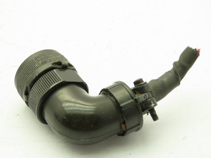 JAE 22-22SE Fanuc Servo Motor Plug 4 Pin Connector Assembly Right Angle