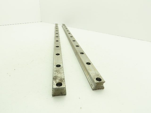 Linear Bearing Guide Rail 28mm x 900mm 35.4"  Lot of 2