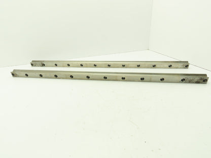 Linear Bearing Guide Rail 28mm x 900mm 35.4"  Lot of 2