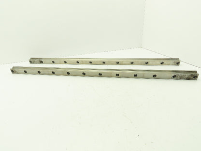 Linear Bearing Guide Rail 28mm x 900mm 35.4"  Lot of 2