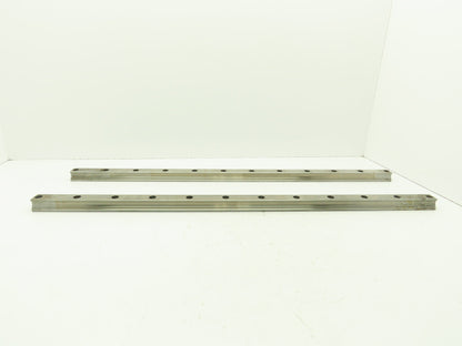 Linear Bearing Guide Rail 28mm x 900mm 35.4"  Lot of 2
