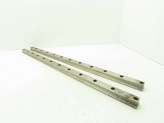 Linear Bearing Guide Rail 28mm x 900mm 35.4"  Lot of 2