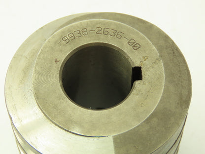 9938-2636-00 Worm Gear Right Hand Thread 2 Threads Per Inch 7/8" Bore