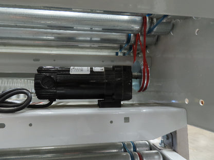 Roach 36"x 40' Modular Powered Roller Conveyor 130VDC O-Ring Belt Drive