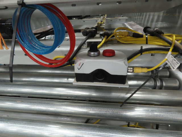 Roach 36"x 40' Modular Powered Roller Conveyor 130VDC O-Ring Belt Drive