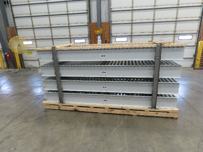 Roach 36"x 40' Modular Powered Roller Conveyor 130VDC O-Ring Belt Drive