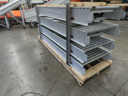 Roach 36"x 40' Modular Powered Roller Conveyor 130VDC O-Ring Belt Drive