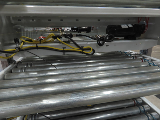 Roach 36"x 40' Modular Powered Roller Conveyor 130VDC O-Ring Belt Drive