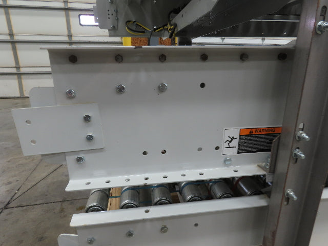 Roach 36"x 40' Modular Powered Roller Conveyor 130VDC O-Ring Belt Drive