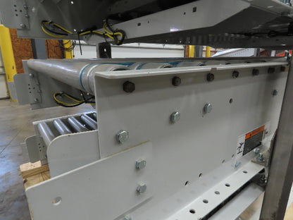 Roach 36"x 40' Modular Powered Roller Conveyor 130VDC O-Ring Belt Drive