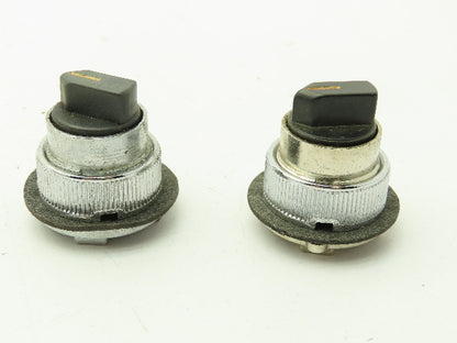 Homewood Products OT1S1 Selector Switch 2 Position Black Lot Of 4