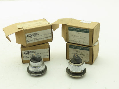 Homewood Products OT1S1 Selector Switch 2 Position Black Lot Of 4