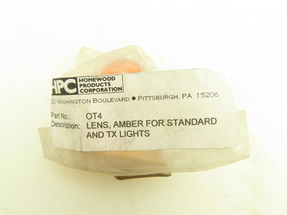 Homewood Products OT4 Amber Lens Kit Standard Light Lot Of 14