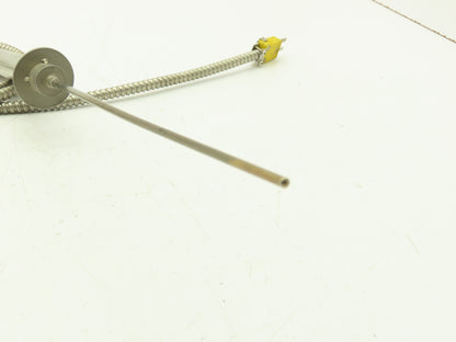 Cole-Parmer 93600-22 Stainless Thermocouple Probe Type K 8"x 1/8"