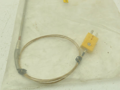 McMaster Carr K48G-018-00-15-11036-4Z Stainless Thermocouple Probe 18"