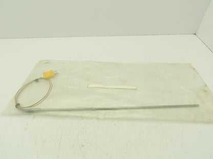 McMaster Carr K48G-018-00-15-11036-4Z Stainless Thermocouple Probe 18"