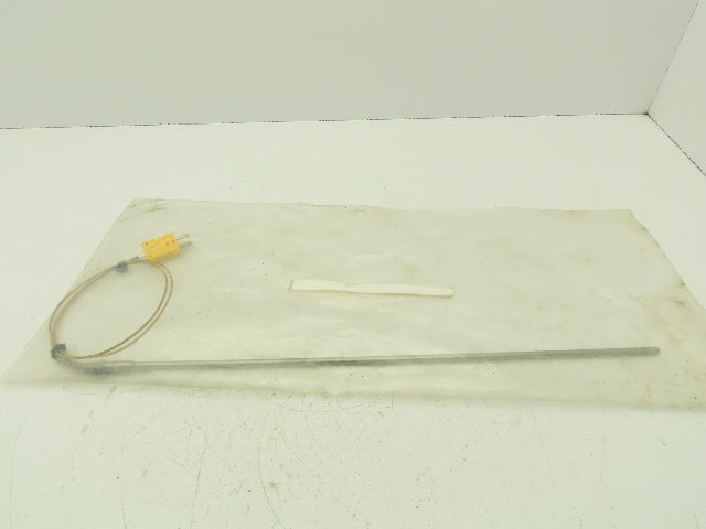 McMaster Carr K48G-018-00-15-11036-4Z Stainless Thermocouple Probe 18"