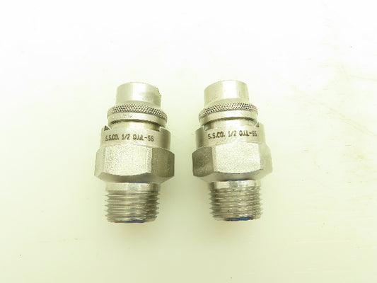 Spraying Systems 1/2QJJL-SS QLU-SS40150 Quickjet Stainless Spray Nozzle Lot of 2
